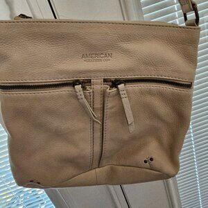 American Leather Crossbody Purse